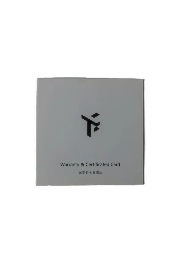 Warranty Card from the Truthear Hola review
